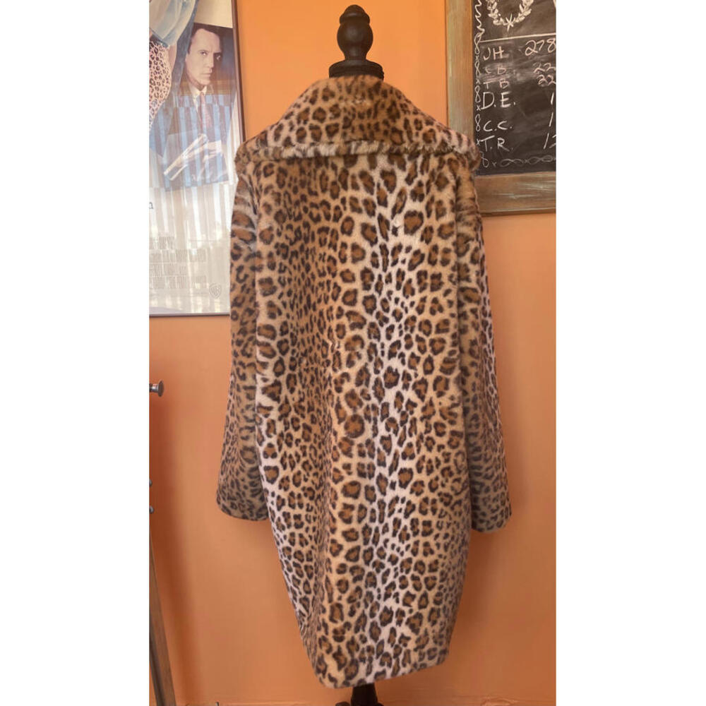ISSY London Leopard Coat- NWOT- Size Large - Picture 4 of 9